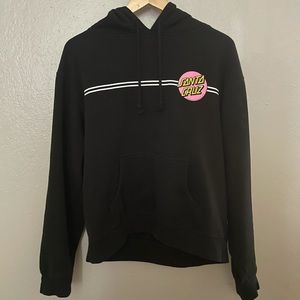 Classic Santa Cruz Sweatshirt Pink Dot